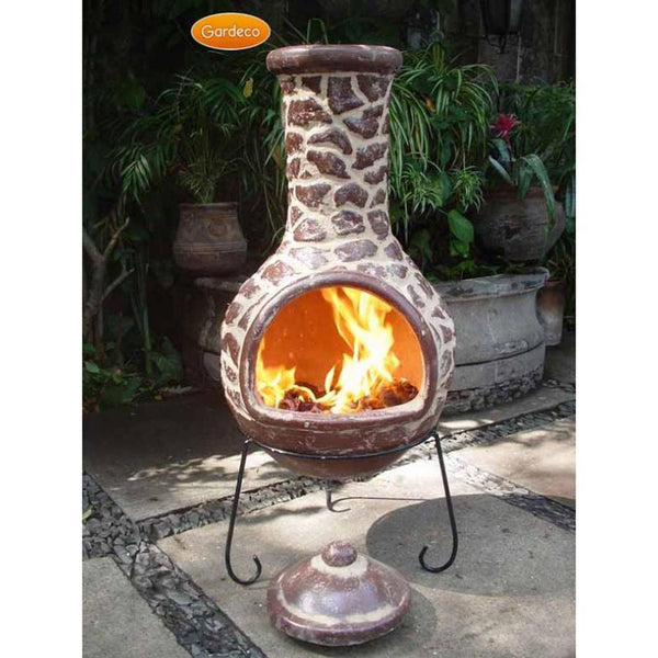 Gardeco Cantera XL Mexican Chiminea - DeWaldens Garden Centre