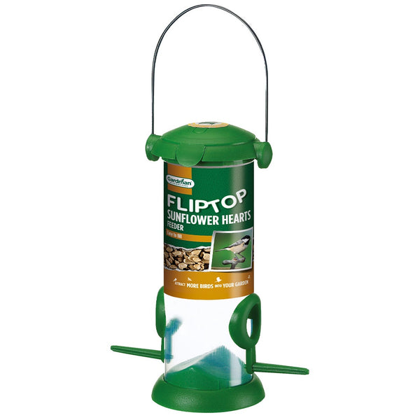 Gardman Flip Top Sunflower Hearts Feeder - DeWaldens Garden Centre