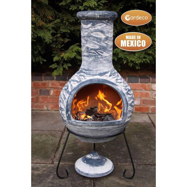 Gardeco Olas XL Mexican Chiminea - DeWaldens Garden Centre