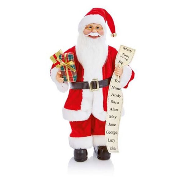 Premier Standing Santa With Glasses - DeWaldens Garden Centre