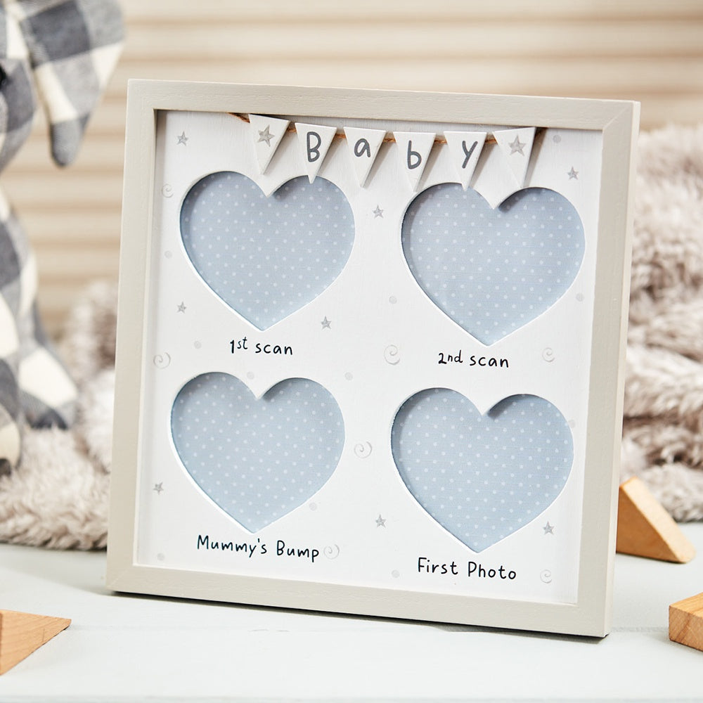 Baby Multi Photo Frame with Bunting – DeWaldens Garden Centre