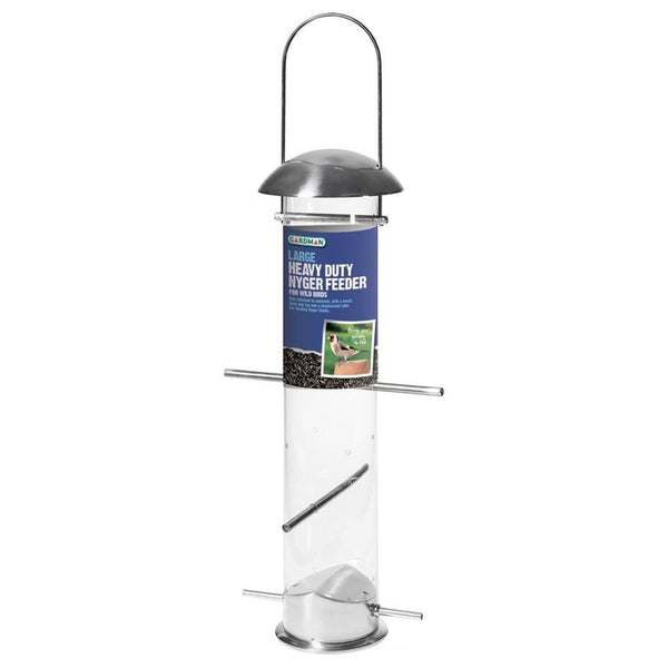 Gardman Large Heavy Duty Nyjer Feeder - DeWaldens Garden Centre