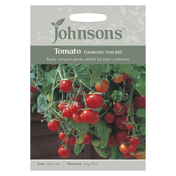 Johnsons Tomato Tumbling Tom Red Seeds - DeWaldens Garden Centre