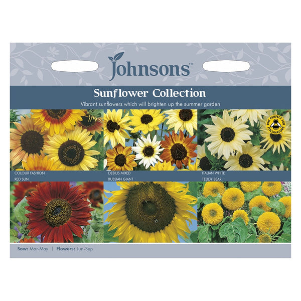 Johnsons Sunflower Collection Seeds - DeWaldens Garden Centre