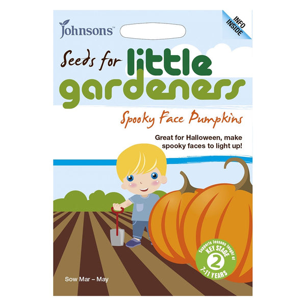 Johnsons Spooky Face Pumpkins Seeds - DeWaldens Garden Centre