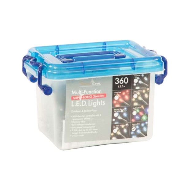 Snowtime 360 LED Chaser Lights Fiery Red - DeWaldens Garden Centre