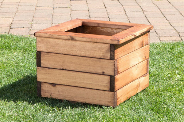 Small Wooden Planter - DeWaldens Garden Centre