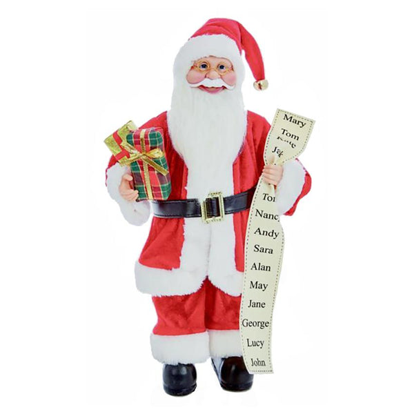 Premier Standing Santa With Glasses | 60 cm | DeWaldens Garden Centre