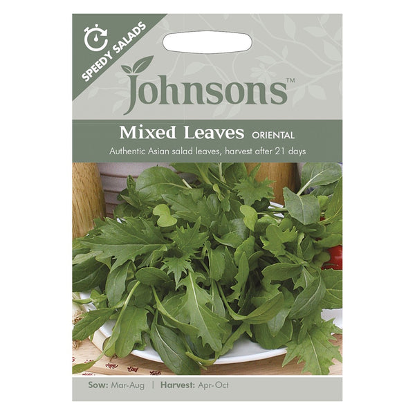 Johnsons Mixed Leaves Oriental Seeds - DeWaldens Garden Centre