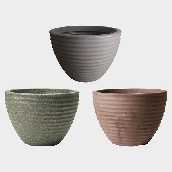 Stewarts Low Honey Pot Planter - DeWaldens Garden Centre