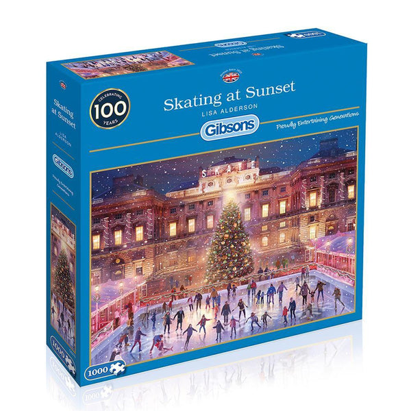 Gibsons 1000 Piece Jigsaw Puzzle - Skating at Sunset - DeWaldens Garden Centre