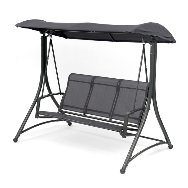 Havana 3-Seat Swing Charcoal - DeWaldens Garden Centre