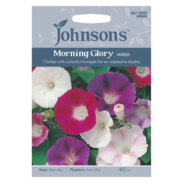 Johnsons Morning Glory Mixed Seeds - DeWaldens Garden Centre