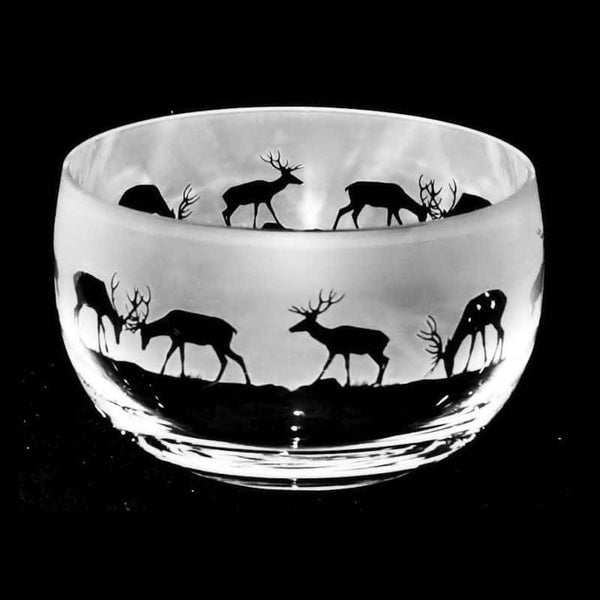 Animo Glass - Stag Small Bowl - DeWaldens Garden Centre