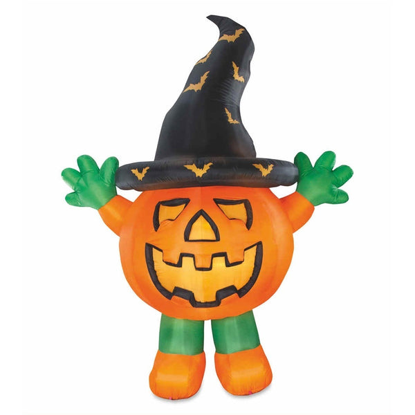 Premier 3m Standing Inflatable Pumpkin With Lights - DeWaldens Garden Centre