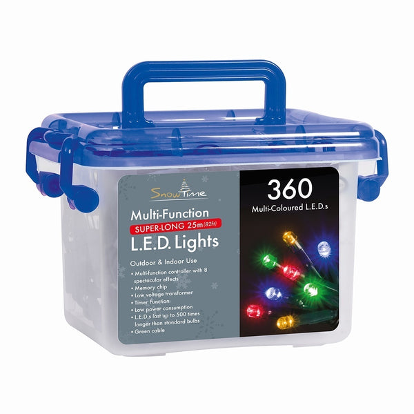 Snowtime LED Multi-Function Lights with Timer - DeWaldens Garden Centre