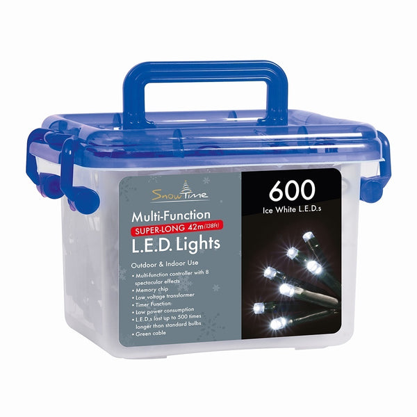 Snowtime LED Multi-Function Lights with Timer - DeWaldens Garden Centre
