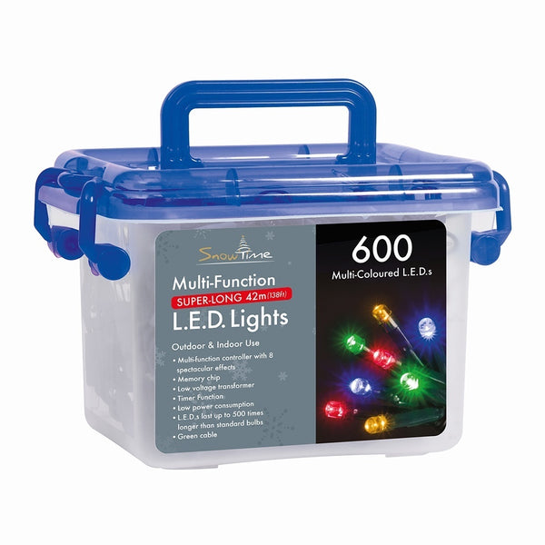 Snowtime LED Multi-Function Lights with Timer - DeWaldens Garden Centre