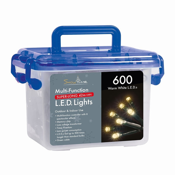 Snowtime LED Multi-Function Lights with Timer - DeWaldens Garden Centre
