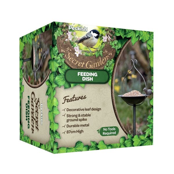 Peckish Secret Garden Feeding Dish - DeWaldens Garden Centre