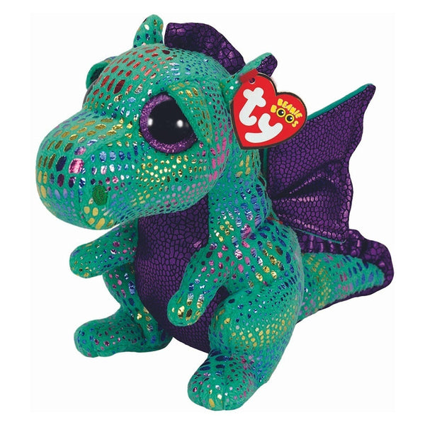 Ty Beanie Boos - Cinder Green Dragon - DeWaldens Garden Centre