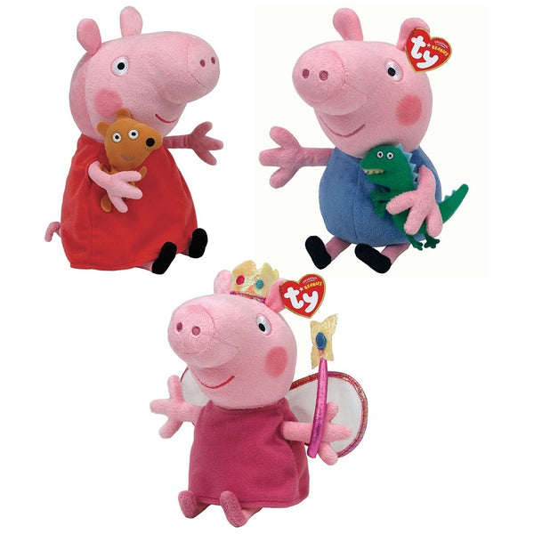 Ty Beanie Boos - Peppa Pig Variety - DeWaldens Garden Centre
