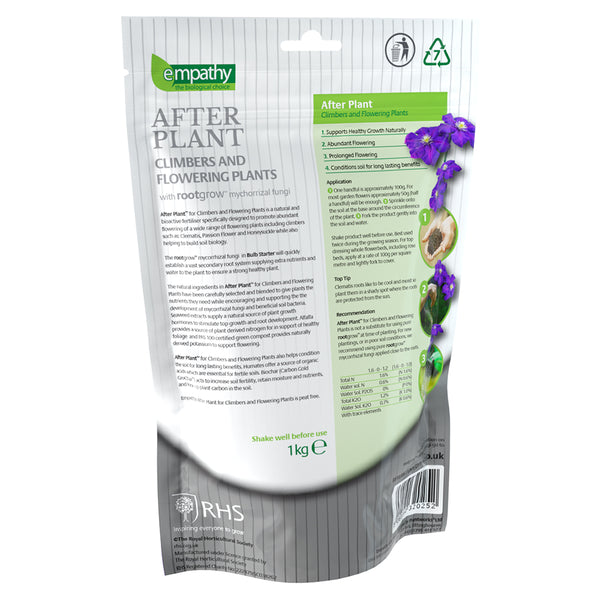 Empathy After Plant Climbers & Flowering Plants 1kg - DeWaldens Garden Centre