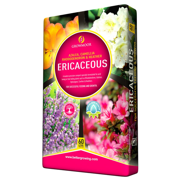 Growmoor Ericaceous Compost 60ltr - DeWaldens Garden Centre