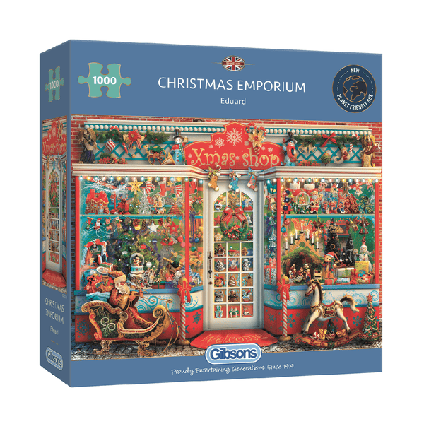 Gibsons 1000 Piece Jigsaw Puzzle - Christmas Emporium - DeWaldens Garden Centre