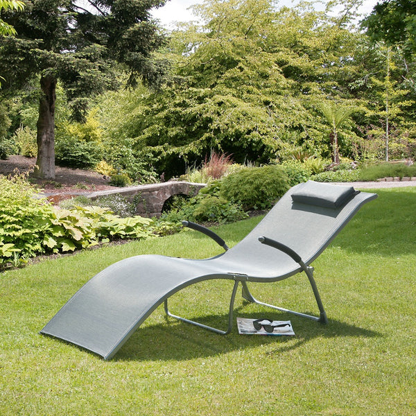 SunTime Monte Carlo Sunlounger - DeWaldens Garden Centre