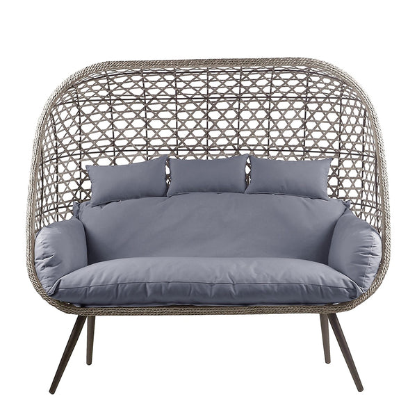 Naples Standing Rattan Chair - Triple - DeWaldens Garden Centre