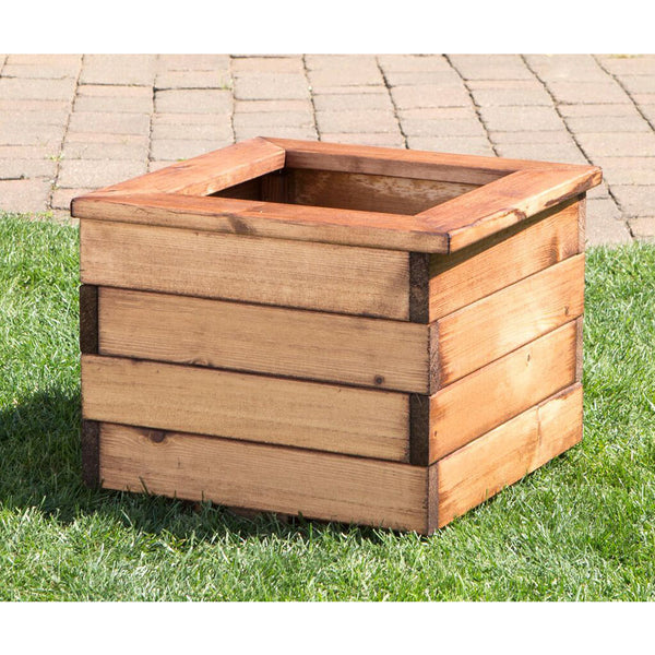 Small Wooden Planter - DeWaldens Garden Centre