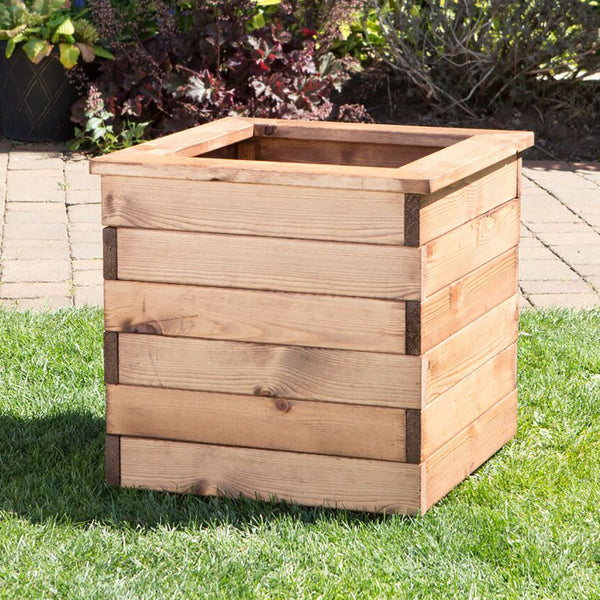 Large Wooden Planter - DeWaldens Garden Centre