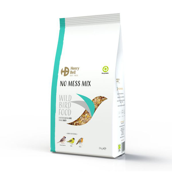 Henry Bell No Mess Seed Mix | 2kg | DeWaldens Garden Centre