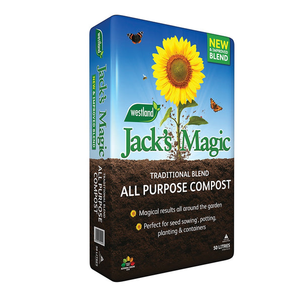 Westland Jack's Magic All Purpose Compost 50L (New & Improved) - DeWaldens Garden Centre