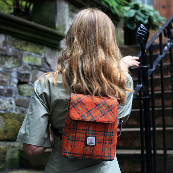 Harris Tweed Tummel Mini Backpack - DeWaldens Garden Centre
