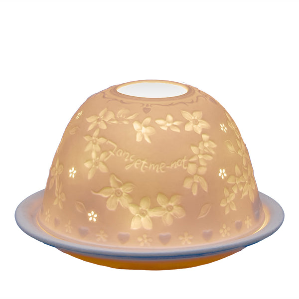 Light-Glow Tealight Candle Holder 3" Dome & Plate - DeWaldens Garden Centre