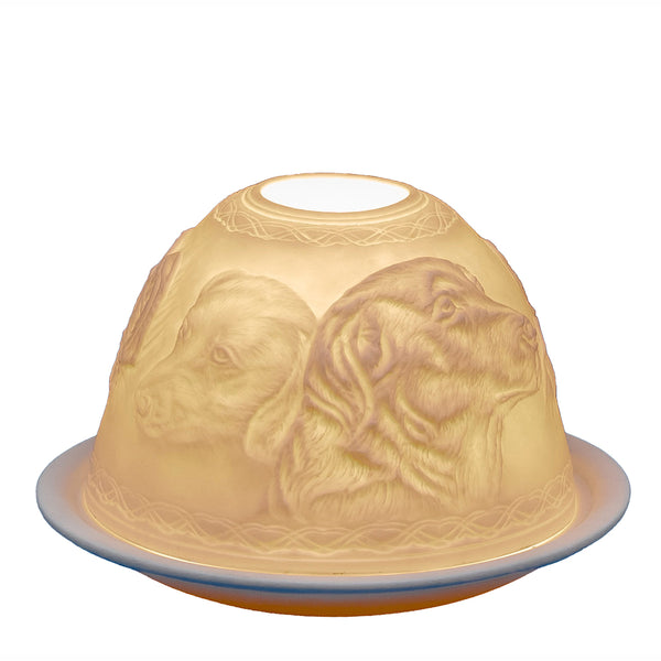 Light-Glow Tealight Candle Holder 3" Dome & Plate - DeWaldens Garden Centre