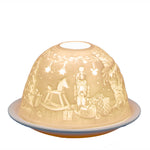 Light-Glow Tealight Candle Holder 3" Dome & Plate - DeWaldens Garden Centre
