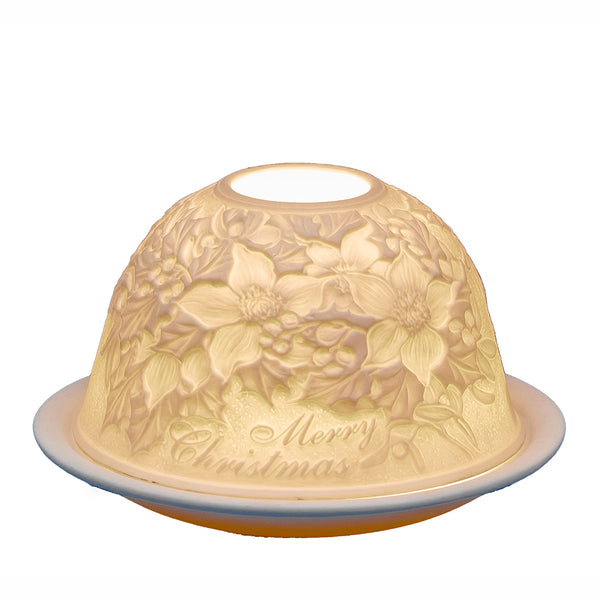 Light-Glow Tealight Candle Holder 3" Dome & Plate - DeWaldens Garden Centre