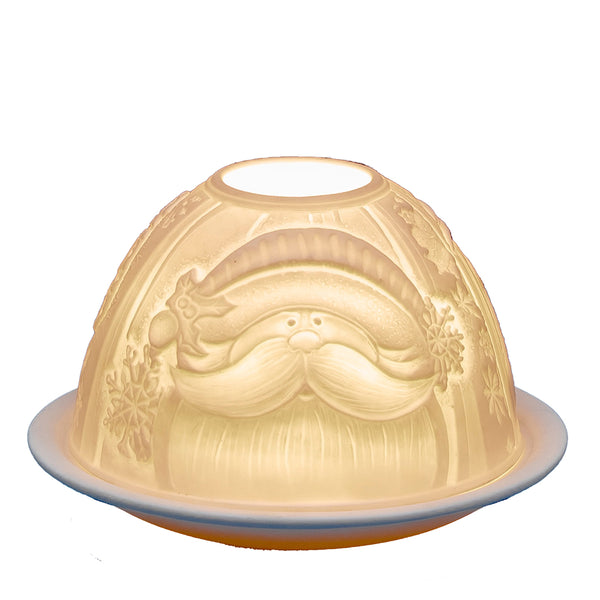 Light-Glow Tealight Candle Holder 3" Dome & Plate - DeWaldens Garden Centre