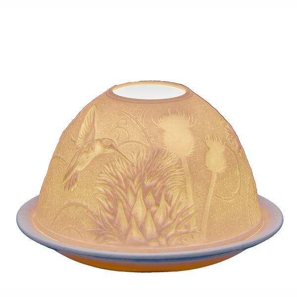 Light-Glow Tealight Candle Holder 3" Dome & Plate - DeWaldens Garden Centre