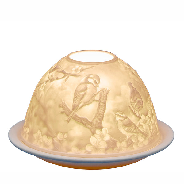 Light-Glow Tealight Candle Holder 3" Dome & Plate - DeWaldens Garden Centre