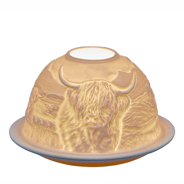 Light-Glow Tealight Candle Holder 3" Dome & Plate - DeWaldens Garden Centre