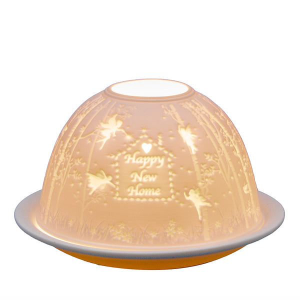 Light-Glow Tealight Candle Holder 3" Dome & Plate - DeWaldens Garden Centre