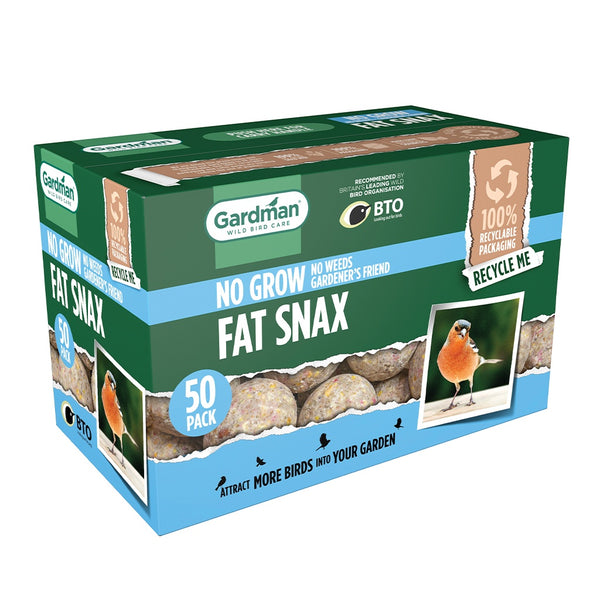 Gardman No Grow Fat Snax 50 Box - DeWaldens Garden Centre
