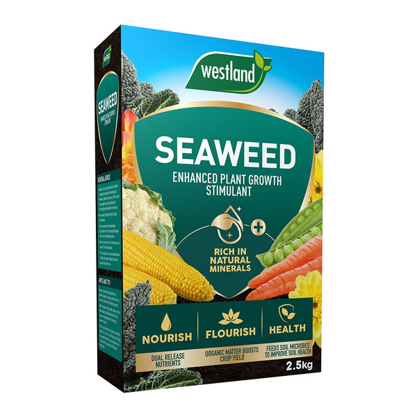 Westland Seaweed Enhanced Fertiliser 2.5kg - DeWaldens Garden Centre