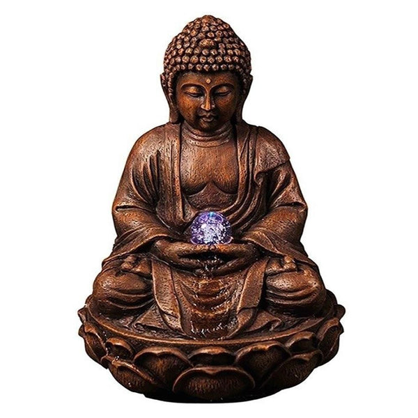 Hamac Water Features Red Buddha Crystal Ball - DeWaldens Garden Centre