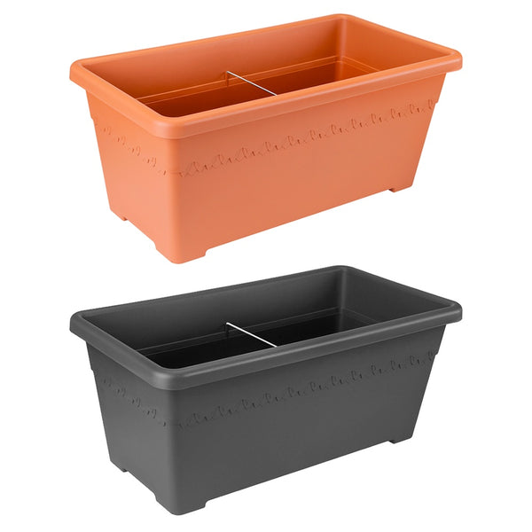 Elho Algarve Terrace Wheels Planter - DeWaldens Garden Centre