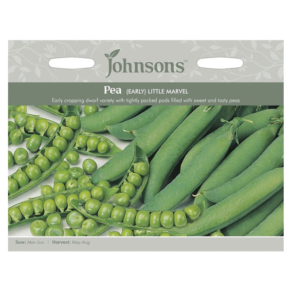 Johnsons Pea Little Marvel Seeds - DeWaldens Garden Centre